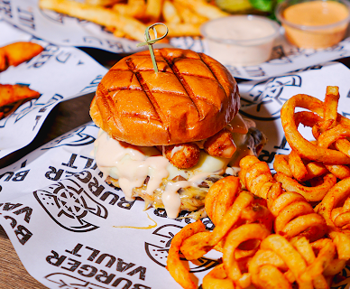 Burger Vault signature dishes Vault Burger
Classic Burger
Volcano Burger